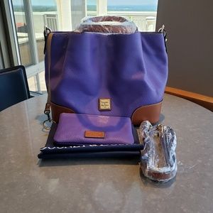 Amethyst Pebble Leather Brenna